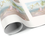 メリークリスマスオン・ザ・ビーチ ラッピングペーパー (ロールコーナー)