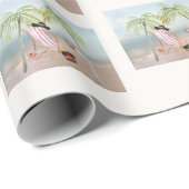 メリークリスマスオン・ザ・ビーチ ラッピングペーパー (ロールコーナー)