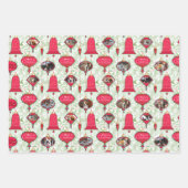 メリークリスマスオーナメントカスタムの写真 ラッピングペーパーシート (正面)