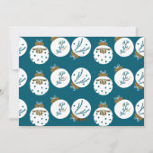 メリークリスマスオーナメントフォトカード シーズンカード (裏面)