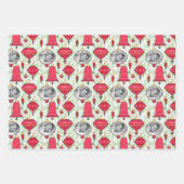 メリークリスマスオーナメント写真 ラッピングペーパーシート (正面3)