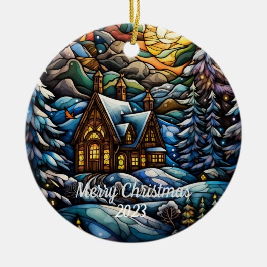 メリークリスマスオーナメント2023 セラミックオーナメント (正面)