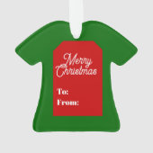 メリークリスマスオーナメント オーナメント (裏面)