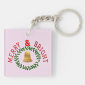 メリークリスマスオーナメント: キーホルダー (裏面)