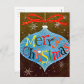 メリークリスマスオーナメント シーズンポストカード (正面/裏面)