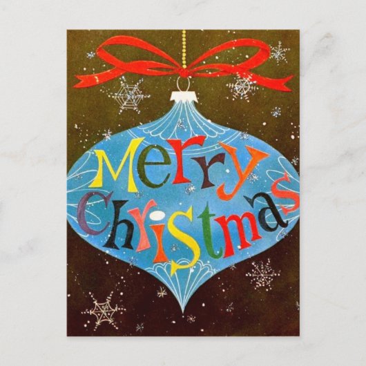 メリークリスマスオーナメント シーズンポストカード (正面)