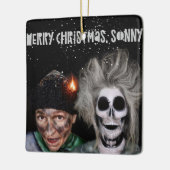 メリークリスマスオーナメント セラミックオーナメント (左)