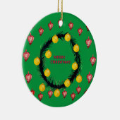 メリークリスマスオーナメント セラミックオーナメント (右)