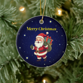 メリークリスマスオーナメント セラミックオーナメント