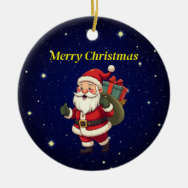 メリークリスマスオーナメント セラミックオーナメント