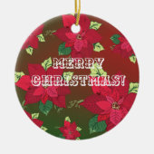 メリークリスマスオーナメント セラミックオーナメント (正面)