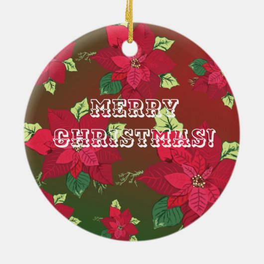 メリークリスマスオーナメント セラミックオーナメント (裏面)