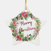 メリークリスマスオーナメント セラミックオーナメント (裏面)