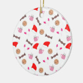 メリークリスマスオーナメント セラミックオーナメント (左)