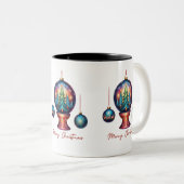 メリークリスマスオーナメント ツートーンマグカップ (正面右)