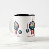 メリークリスマスオーナメント ツートーンマグカップ (正面左)