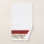 メリークリスマスオーナメント バスタオルセット (ハンドタオル)