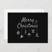 メリークリスマスオーナメント ポストカード (正面/裏面)