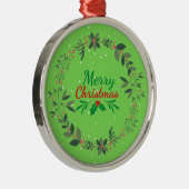 メリークリスマスオーナメント メタルオーナメント (右)