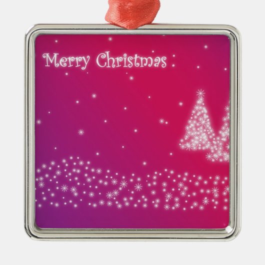 メリークリスマスオーナメント メタルオーナメント (正面)