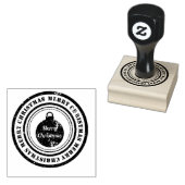 メリークリスマスオーナメント ラバースタンプ (押印)