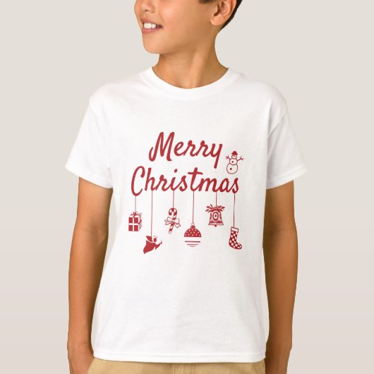 メリークリスマスオーナメント Tシャツ (正面)