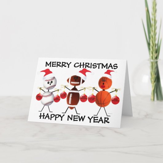 メリークリスマスオールスポーツ シーズンカード (正面)