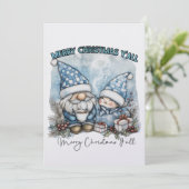 メリークリスマスオールフラットホリデーグリーティングカード シーズンカード (スタンド正面)