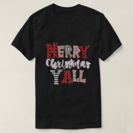 『メリークリスマスオール』ホリデーデザイン Tシャツ