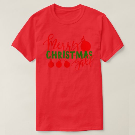 メリークリスマスオール Tシャツ (デザイン正面)