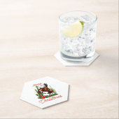 メリークリスマスカウボーイ ペーパーコースター (インサイチュ)