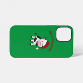 メリークリスマスカウ iPhoneケース (裏面横)