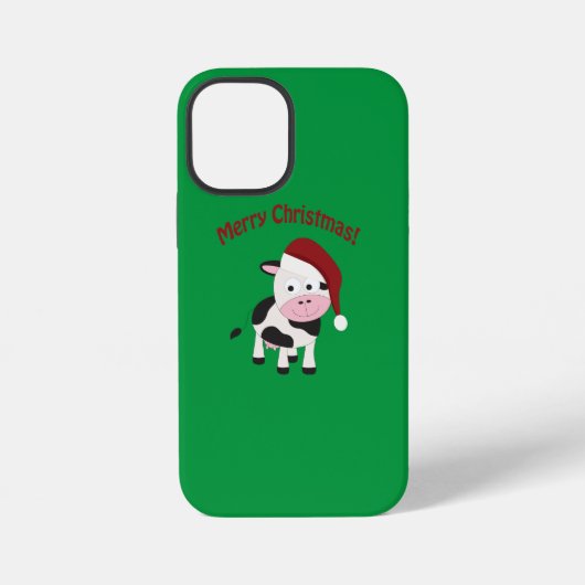 メリークリスマスカウ iPhoneケース (裏面)