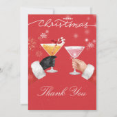 メリークリスマスカクテルパーティー 招待状 (裏面)