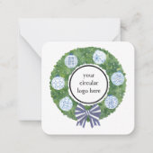 メリークリスマスカスタマー感謝クーポンコード ノートカード (正面)