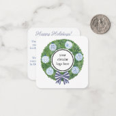 メリークリスマスカスタマー感謝クーポンコード ノートカード (正面/裏面インサイチュ)