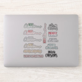 メリークリスマスカスタムのクリスマスカットビニールのシール シール