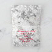 メリークリスマスカスタムの写真お祝い シーズンカード (内部)