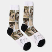 メリークリスマスカスタムの地球に優しプレミアムクルー ソックス (右)