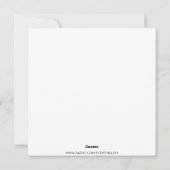 メリークリスマスカスタムの家族の写真 シーズンカード (裏面)