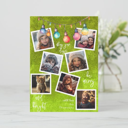 メリークリスマスカスタムの数々の写真 シーズンカード (スタンド正面)