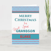 メリークリスマスカスタムの素晴らし孫カード シーズンカード (正面)