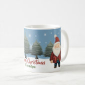 メリークリスマスカスタムサンタ格言 コーヒーマグカップ (正面右)