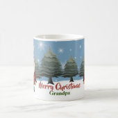 メリークリスマスカスタムサンタ格言 コーヒーマグカップ (中央)