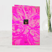 メリークリスマスカスタムヴィンテージモダンカワイシック シーズンカード (裏面)