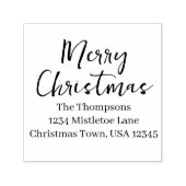 メリークリスマスカスタム差出人住所 セルフインキングスタンプ (デザイン)