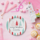 メリークリスマスカスタム紙プレート ペーパープレート (パーティー)