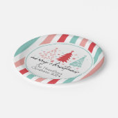 メリークリスマスカスタム紙プレート ペーパープレート (アングル)