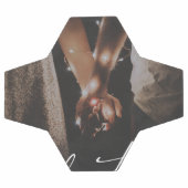 メリークリスマスカップルのサッカーボール サッカーボール (フラット)