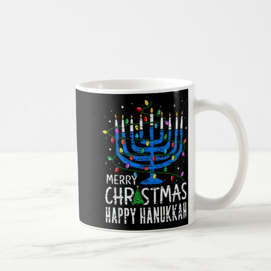 メリークリスマスカハヌカ コーヒーマグカップ (右)